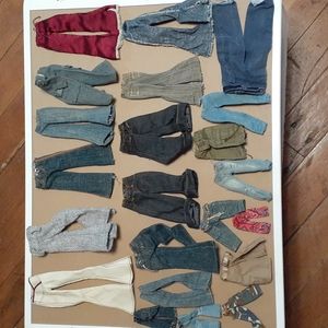 Bratz Doll pants 22 pairs both boys and girls different sizes